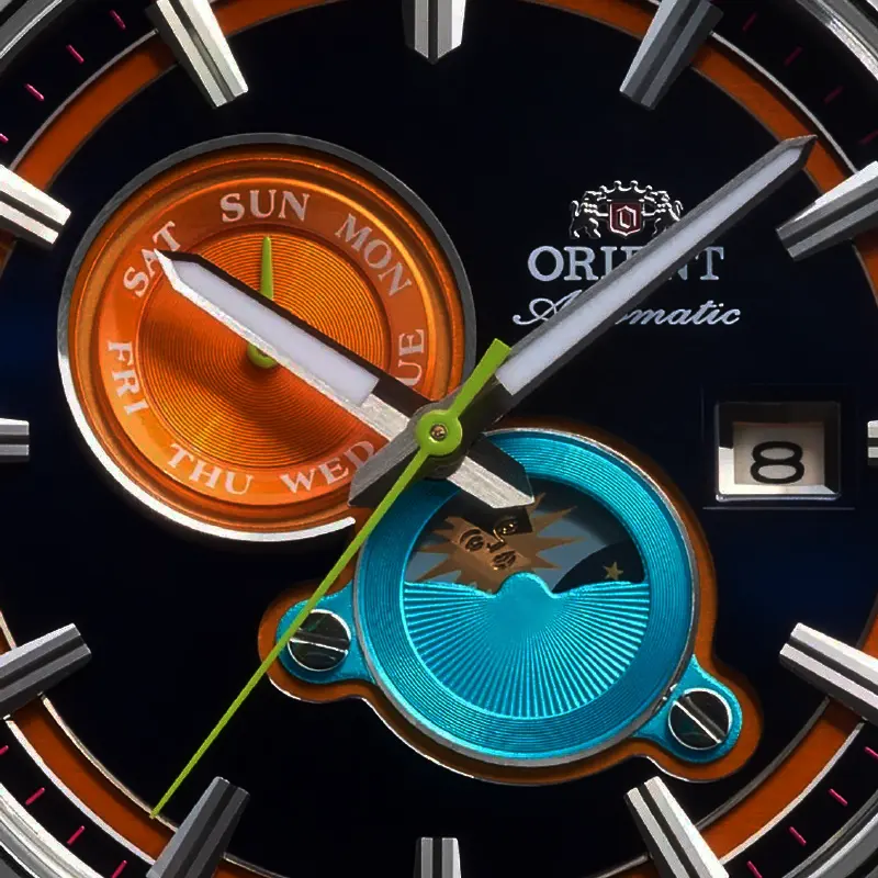 Orient Stretto Limited Edition Multi-Color Dial Men's Watch- RA-AK0316L